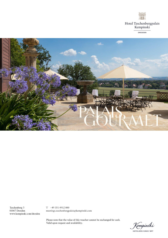 PalaisGourmet Grill Event at Albrechtsberg Castle